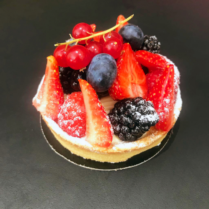 Tarte aux fruits rouges